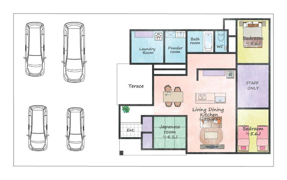 Tiz Wan 中田あわじ Apartment